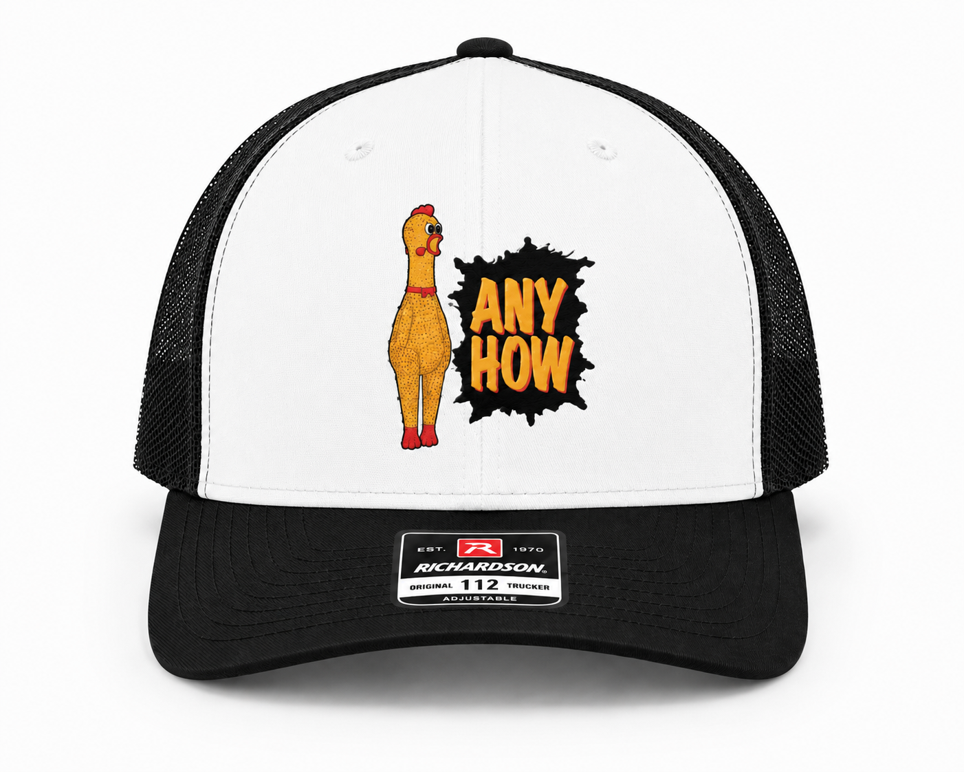 Anyhow Chicken Logo Snapback — Chet Roberts Comedy Series