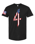 Fourth Door 4th of July Flag Tee