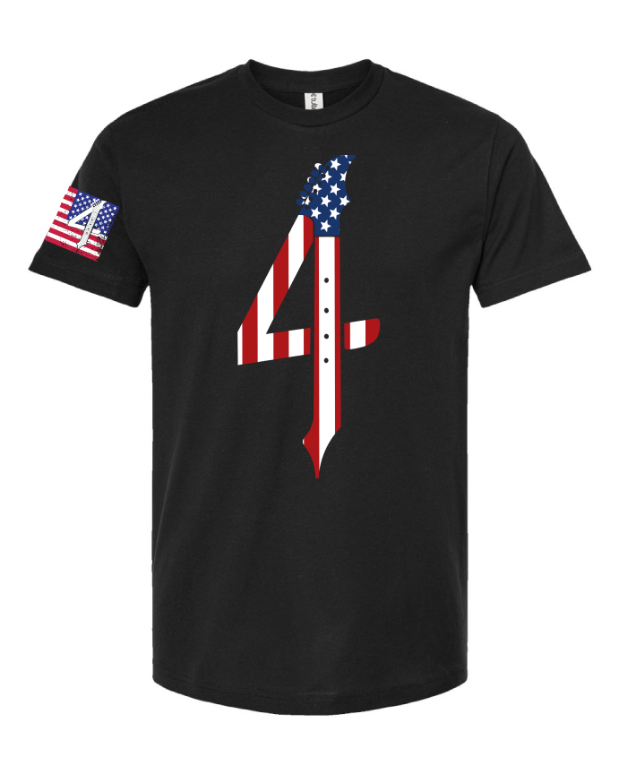 Fourth Door 4th of July Flag Tee